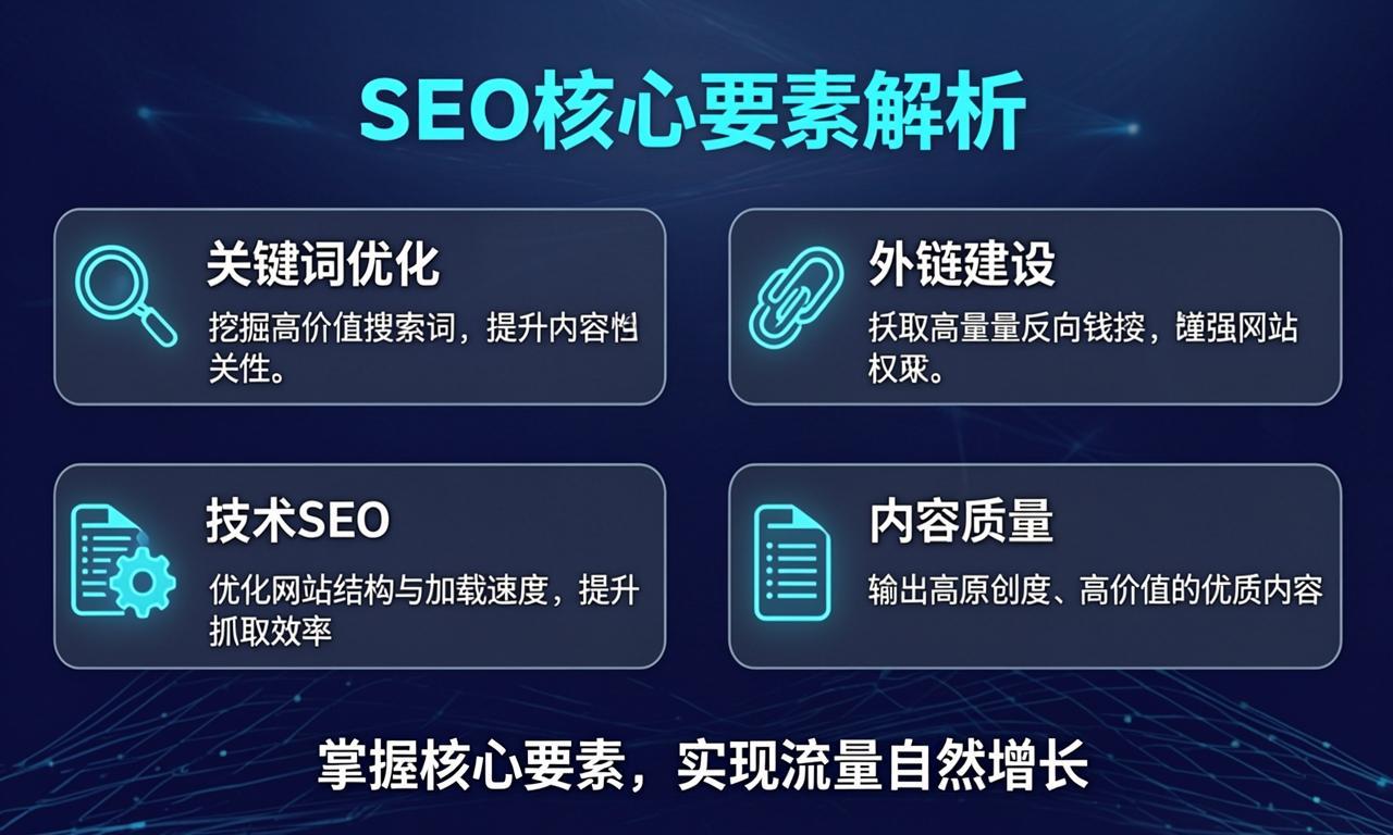 SEO核心要素解析|ikunsem