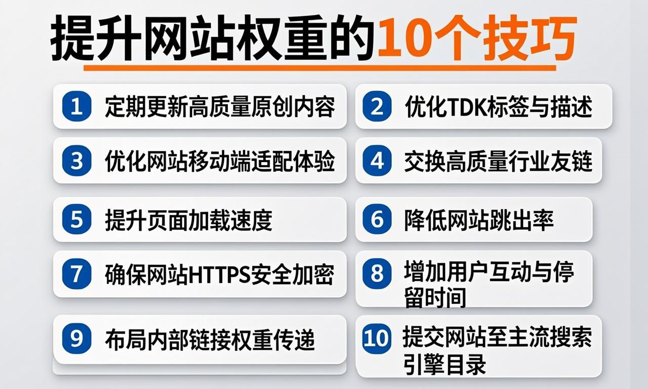 提升网站权重的10个技巧|ikunsem