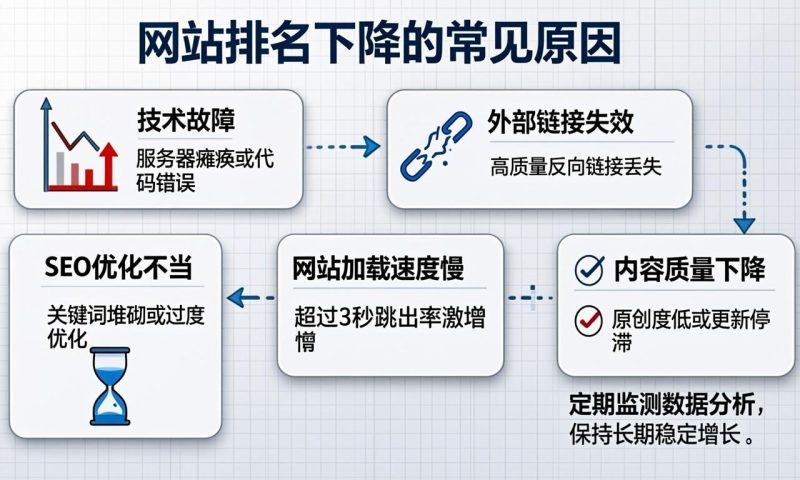 网站排名下降的常见原因|ikunsem