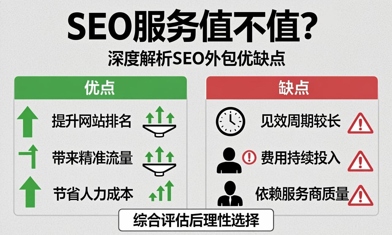 SEO服务值不值？深度解析SEO外包优缺点|ikunsem