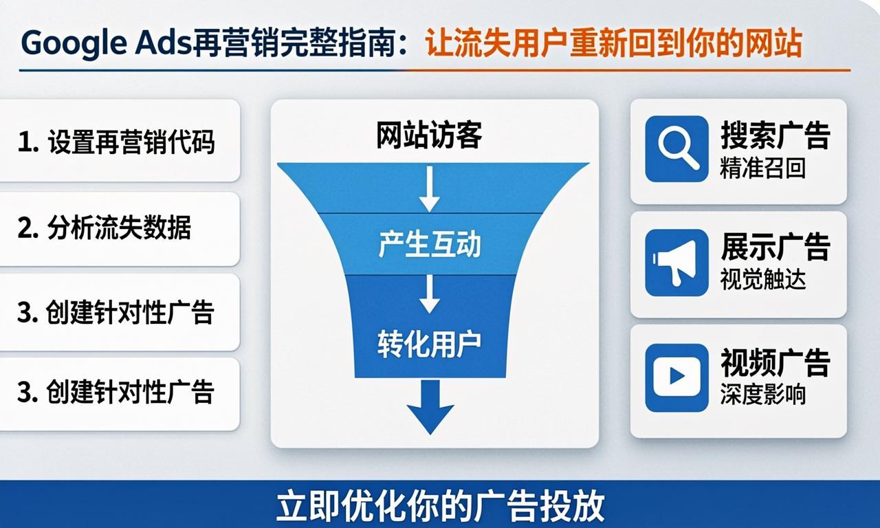 Google Ads再营销完整指南：让流失用户重新回到你的网站|ikunsem
