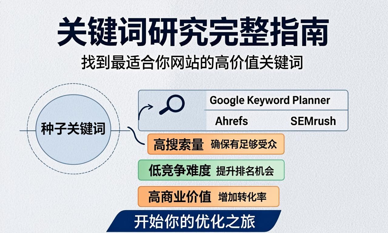 关键词研究完整指南：找到最适合你网站的高价值关键词|ikunsem