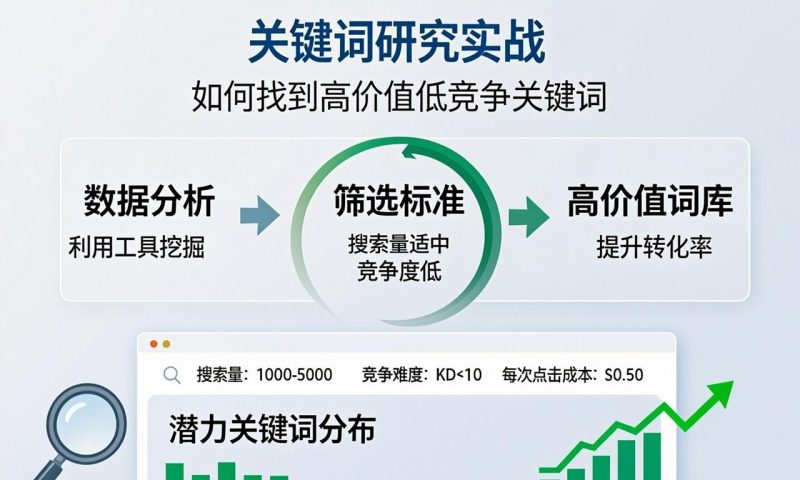 关键词研究实战：如何找到高价值低竞争关键词|ikunsem