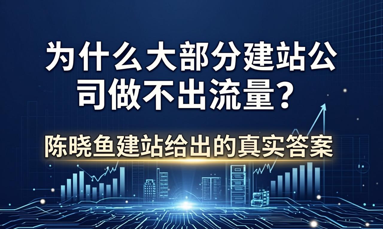 为什么大部分建站公司做不出流量？陈晓鱼建站给出的真实答案|ikunsem